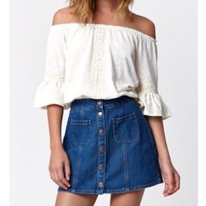Denim skirt (good quality)